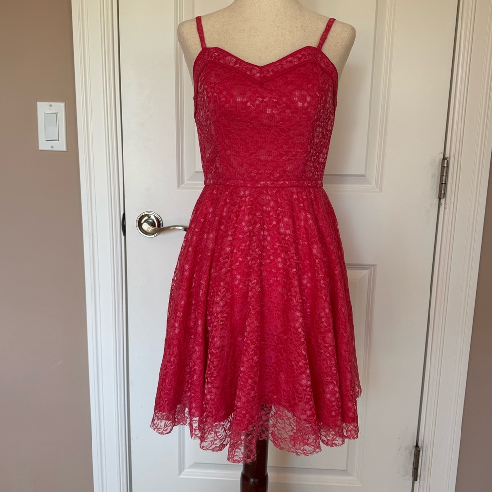 dELiA*s Vibrant Pink Lace Dress
